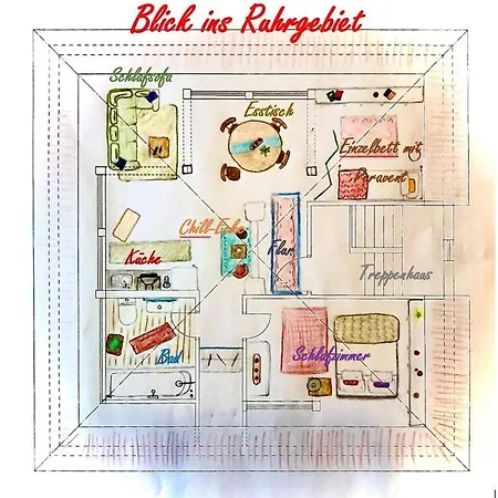 Blick Ins Ruhrgebiet 아파트 *
